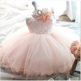 Baby Girls Party Baptism Wedding Princess Dress