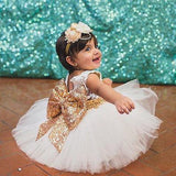 Girl Sequin Birthday Wedding Flower Prom Dress