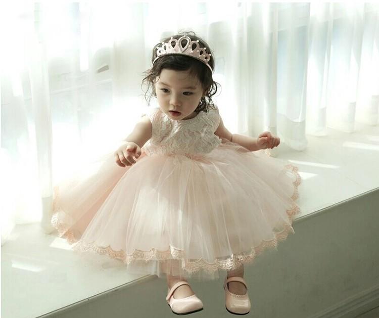 Baby Girls Party Baptism Wedding Princess Dress