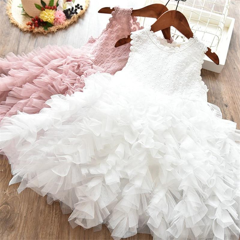 Girl Party Lace Tutu Wedding Dress