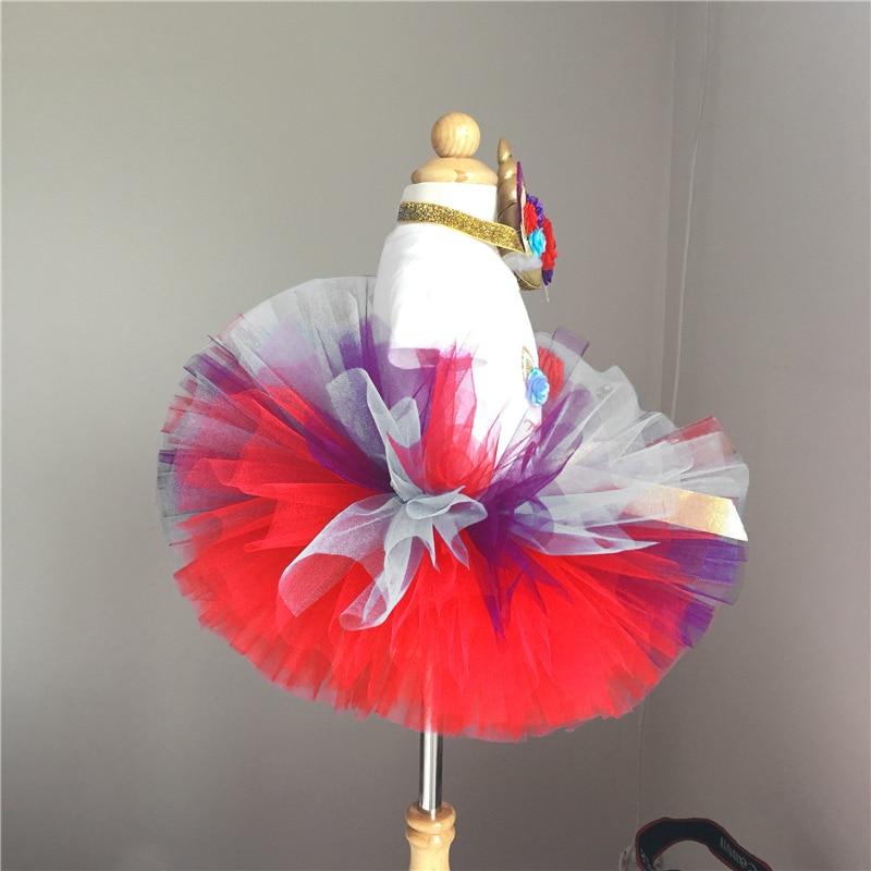 Baby Girl Fancy Party Flower Tutu Cake Smash Christmas Dresses