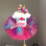 Baby Girl Fancy Party Flower Tutu Cake Smash Christmas Dresses