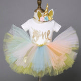 Baby Girl Fancy Party Flower Tutu Cake Smash Christmas Dresses