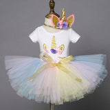 Baby Girl Fancy Party Flower Tutu Cake Smash Christmas Dresses