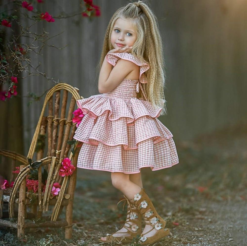 Baby Girls Ruffled Tutu Layered Sundress