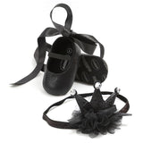 Baby Shoes Princess Party Wedding Headband Soft Walker Shoes