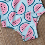Family Matching Bikini Swimsuits 3D Flowers Backless Slim Beachwear