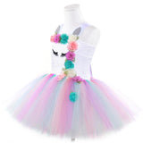 Kid Baby Girls Sweet Flower Lace Tutu Party Dress