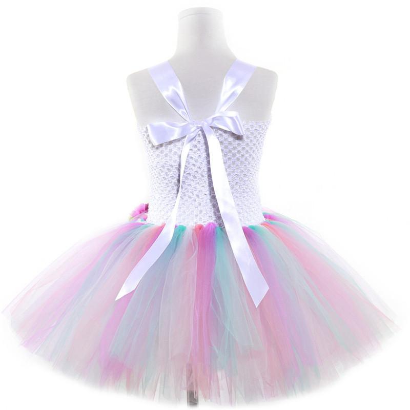 Kid Baby Girls Sweet Flower Lace Tutu Party Dress