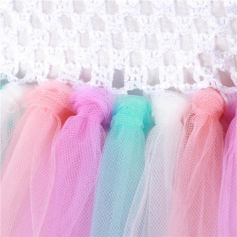 Kid Baby Girls Sweet Flower Lace Tutu Party Dress