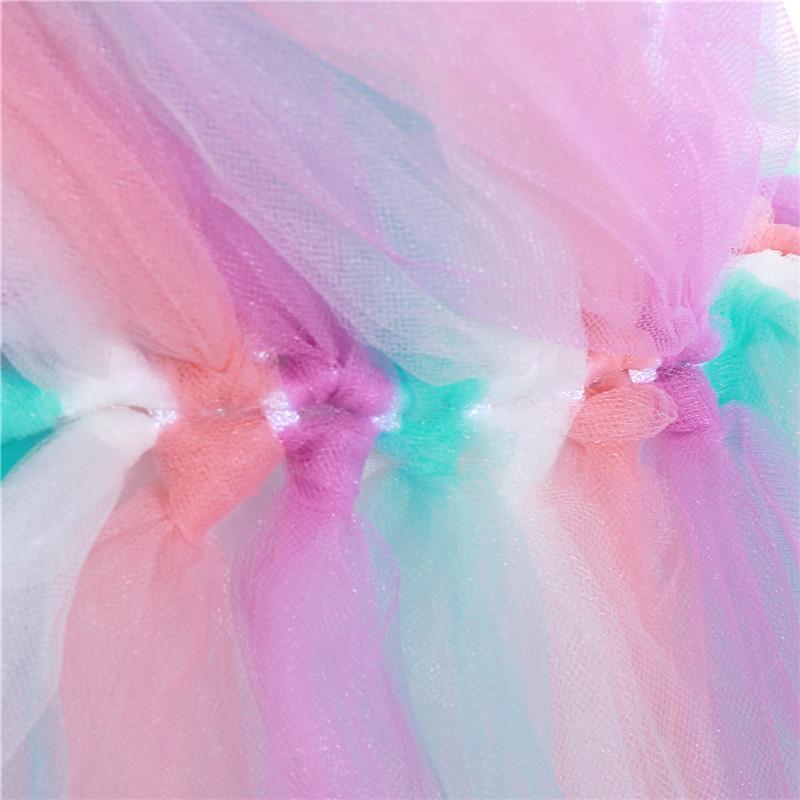 Kid Baby Girls Sweet Flower Lace Tutu Party Dress