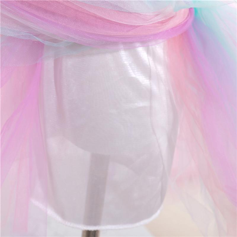 Kid Baby Girls Sweet Flower Lace Tutu Party Dress