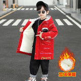 Kid Boy Down Cotton Jacket Winter Thick Coat