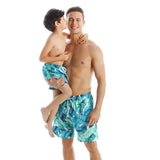 Family Matching Parent Child Swimwear Quick Drying Beach Pants