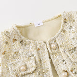 Baby Girl Floral Print Long Sleeve Short 2 Pcs Set