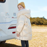 Kid Girls Winter Cotton-padded Jacket Coats