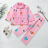 Kid Baby Girl Boy Winter Autumn Thick Loungewear Pajamas