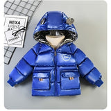 Kid Boy PaddedDown Plush Warm Thickened Jacket Coats