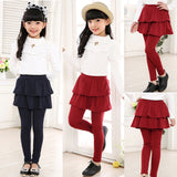 Kid Girl Multi-color Stretch Korean Pants