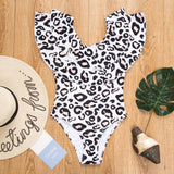 Stylish new parent-child swimsuit Amazon ebay mother and daughter ruffled swimsuit bikini