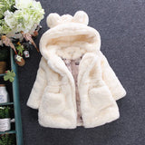 Children's Clothing Girls' Imitation Fur Jacket Thickened Children's Imitation Fur Jacket