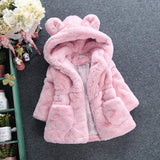 Children's Clothing Girls' Imitation Fur Jacket Thickened Children's Imitation Fur Jacket