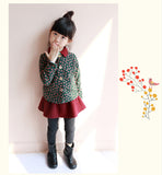 Kid Girls Autumn Winter Culottes Velvet Pants