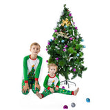 Family Christmas Tree Print Parent-child Pajamas