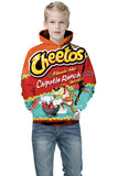 Autumn New 3D Printed Hooded Sweater, Children's Baseball Jersey