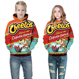Autumn New 3D Printed Hooded Sweater, Children's Baseball Jersey