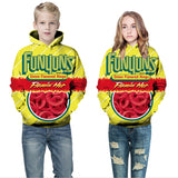 Autumn New 3D Printed Hooded Sweater, Children's Baseball Jersey