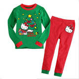 Kid Baby Boys Girls Christmas New Year Cartoon Home Pajamas