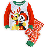 Kid Baby Boys Girls Christmas New Year Cartoon Home Pajamas