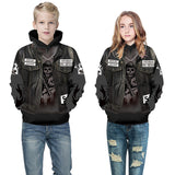 Popular 3D Digital Printing Children's Hooded Sweater Long-sleeved Jacket Children's Fashion Trend