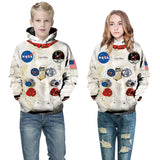 Popular 3D Digital Printing Children's Hooded Sweater Long-sleeved Jacket Children's Fashion Trend