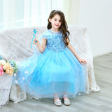 Kid Baby Girl Elsa Christmas Frozen Princess Dress