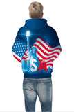 Men's and Women's Hooded Sweater Loose Sports Children's Baseball Jersey