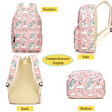 Unicorn Powder Backpack 3pcs Set Student Schoolbag