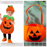 0-3T Halloween Toddler Baby Girl Pumpkin Print Sleeveless Rompers