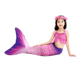 Kid Girl Fish Tail Swimsuit Mermaid Swimwear