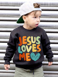 Kid Baby Boys Print Casual Long Sleeve Crew neck Sweatshirt