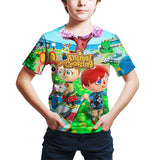 Animal Moritomo 3D Printed Children'Anime Cartoon T-shirt