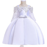 Kids Girls Toddler Formal Flower Evening Dresses