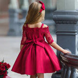 Kids Girls Toddler Formal Flower Evening Dresses