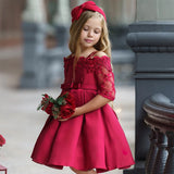 Kids Girls Toddler Formal Flower Evening Dresses