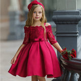 Kids Girls Toddler Formal Flower Evening Dresses