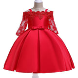Kids Girls Toddler Formal Flower Evening Dresses