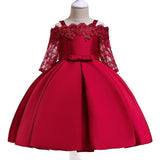 Kids Girls Toddler Formal Flower Evening Dresses