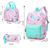 Kid Schoolbag Primary School Unicorn Backpack 3pcs Set