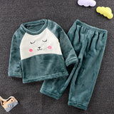 Kid Baby Boy Girl Thickened Winter Pajamas